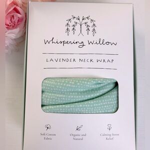 NEW Whispering Willow Lavender Neck Wrap in Box